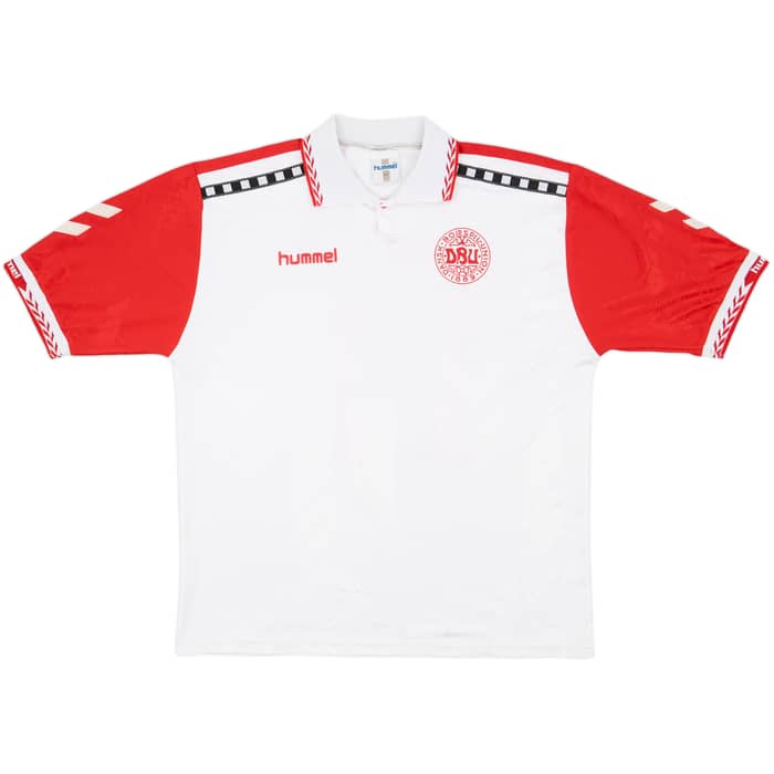 1996-97 Denmark Away Shirt B Laudrup #11 - 8/10 - (XXL)