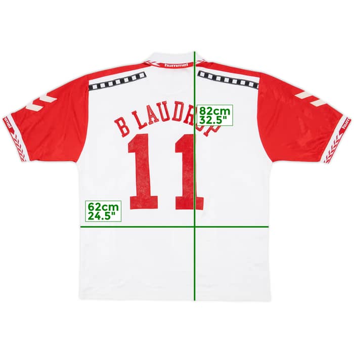 1996-97 Denmark Away Shirt B Laudrup #11 - 8/10 - (XXL)