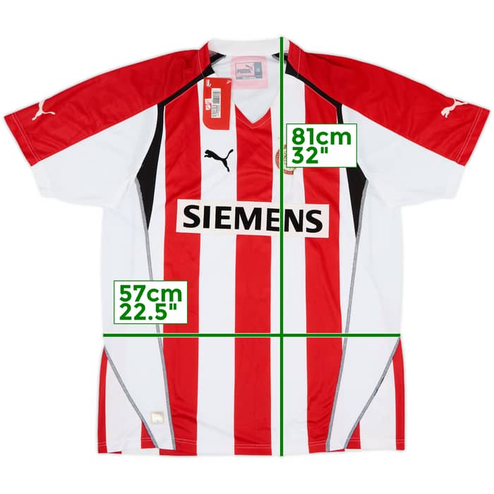 2005-06 Olympiakos Home Shirt (XL)