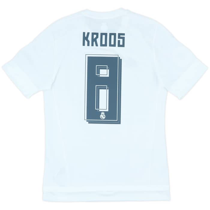 2015-16 Real Madrid Home Shirt Kroos #8 (S)