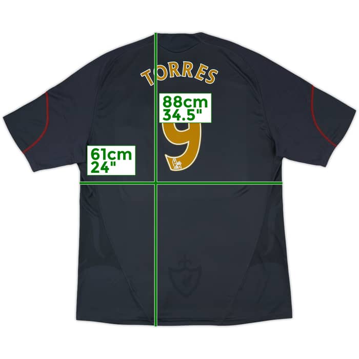 2009-10 Liverpool Away Shirt Torres #9 (XXL)