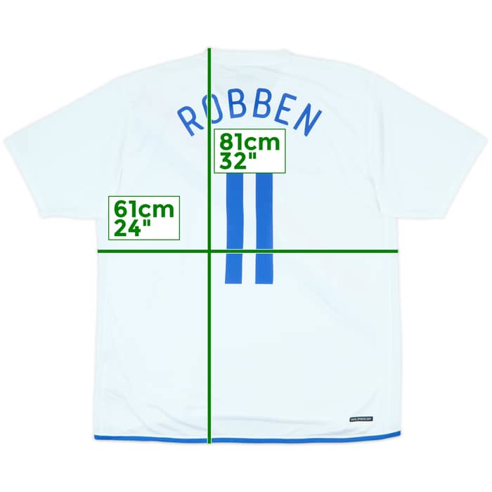 2006-08 Netherlands Away Shirt Robben #11 (XL)
