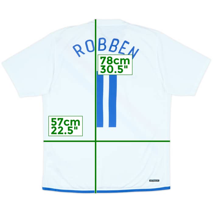 2006-08 Netherlands Away Shirt Robben #11 (L)