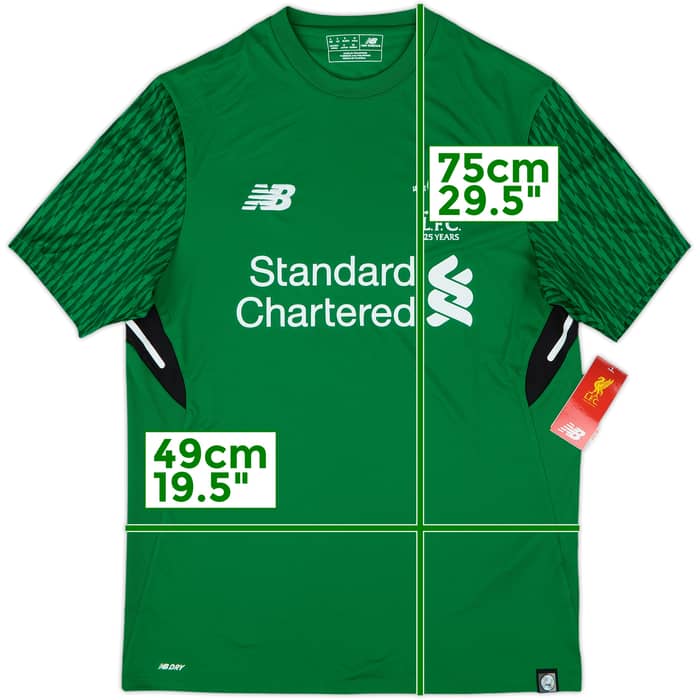 2017-18 Liverpool '125 Years' GK Shirt (S)