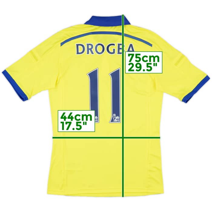 2014-15 Chelsea Away Shirt Drogba #11 (S)
