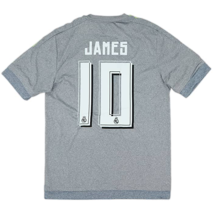 2015-16 Real Madrid Away Shirt James #10 (S)