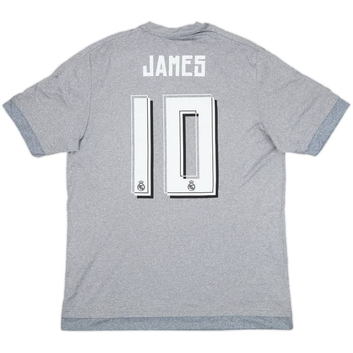 2015-16 Real Madrid Away Shirt James #10 - 10/10 - (L)