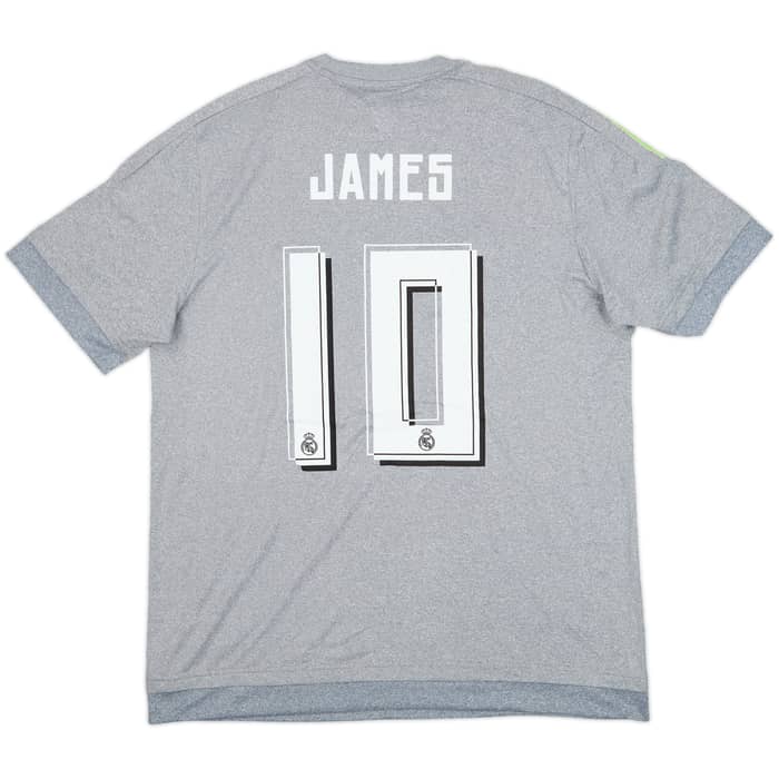 2015-16 Real Madrid Away Shirt James #10 (L)