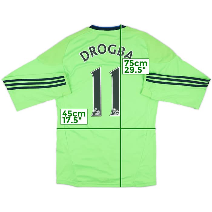 2010-11 Chelsea Third L/S Shirt Drogba #11 (S)