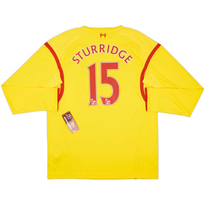 2014-15 Liverpool Away L/S Shirt Sturridge #15 (XL)