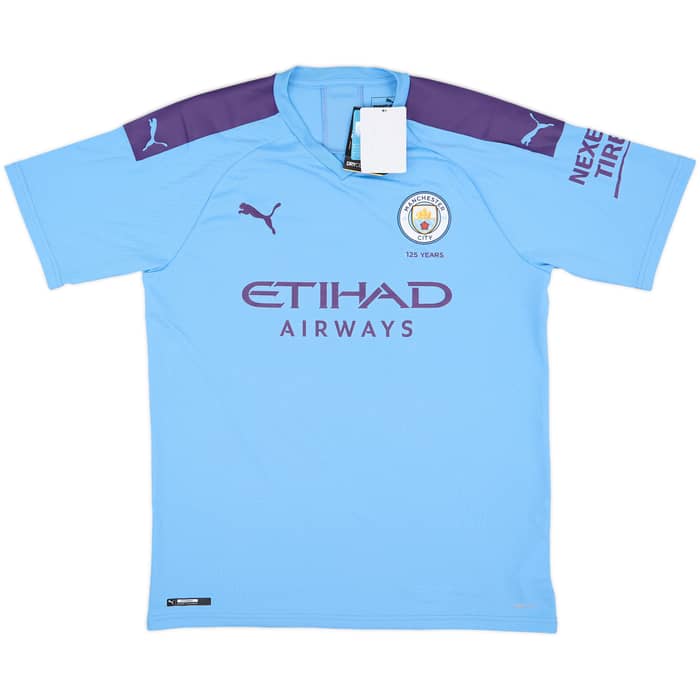 2019-20 Manchester City Home Shirt Kun Aguero #10 (L)