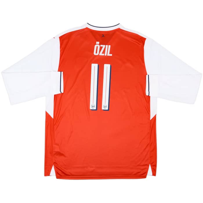 2016-17 Arsenal Home L/S Shirt Ozil #11 (XXL)