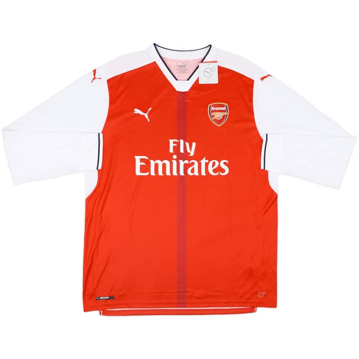 2016-17 Arsenal Home L/S Shirt Ozil #11 (XXL)
