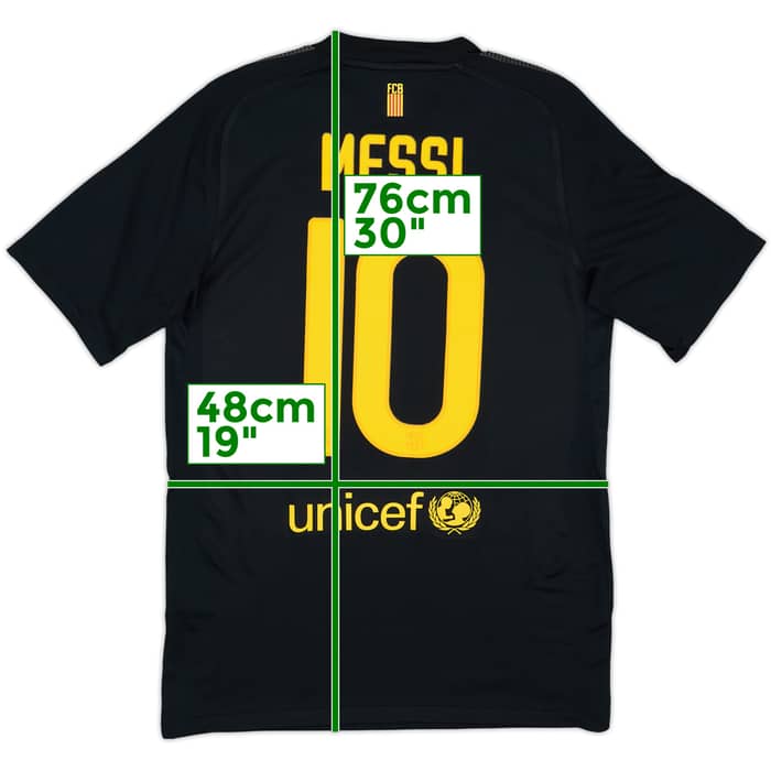 2011-12 Barcelona Away Shirt Messi #10 (S)