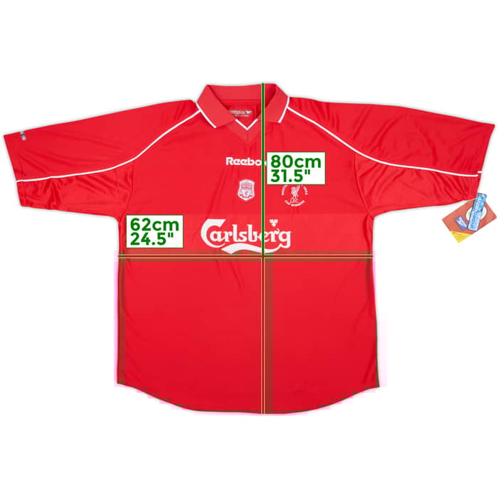 2000-02 Liverpool 'League Cup Winners' Home Shirt (XL)
