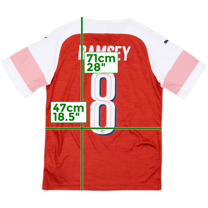2018-19 Arsenal Home Shirt Ramsey #8 (S)