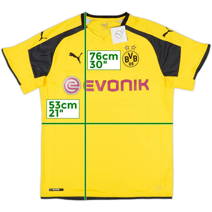 2016-17 Borussia Dortmund Home European Shirt (L)