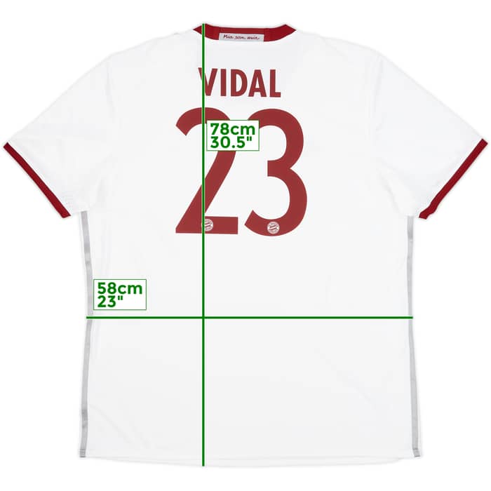 2016-17 Bayern Munich Third Shirt Vidal #23 (XL)