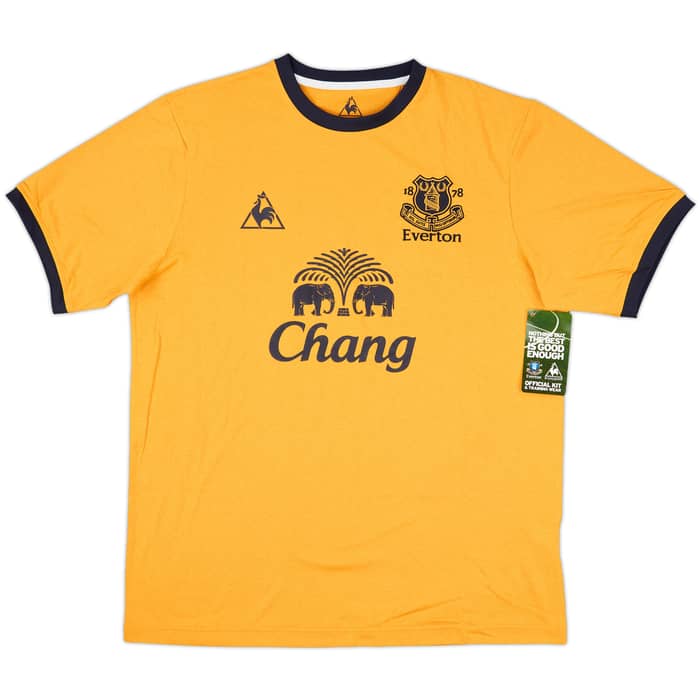 2011-12 Everton Away Shirt Baines #3 (L)