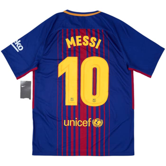 2017-18 Barcelona Home Shirt Messi #10 (M)