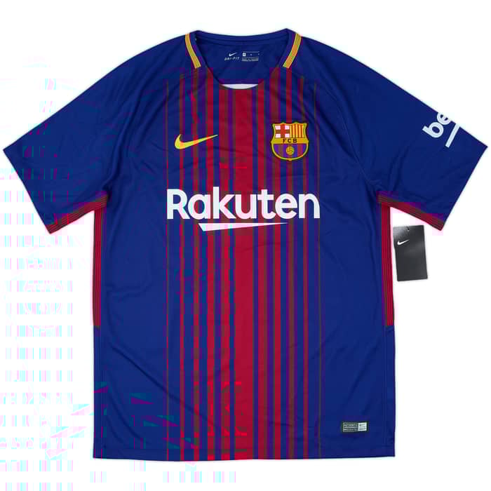 2017-18 Barcelona Home Shirt Messi #10 (M)