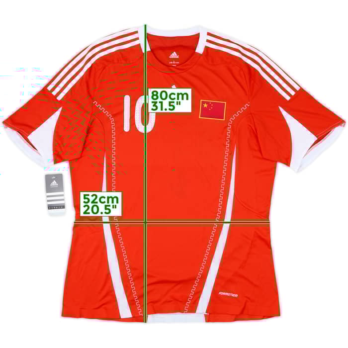 2008-10 China Home Shirt #10 (L)