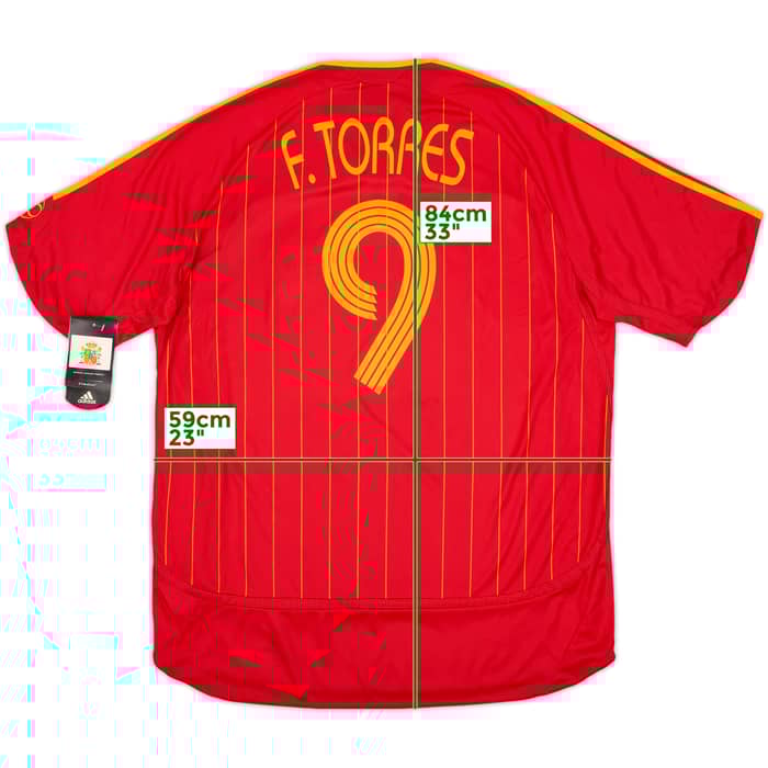 2006-08 Spain Home Shirt Torres #9 (XL)