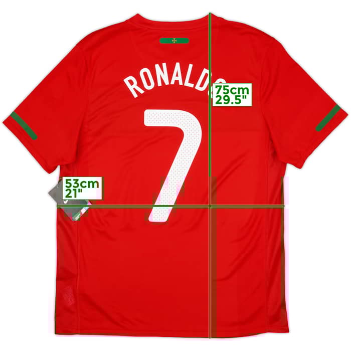 2010-11 Portugal Home Shirt Ronaldo #7 (M)
