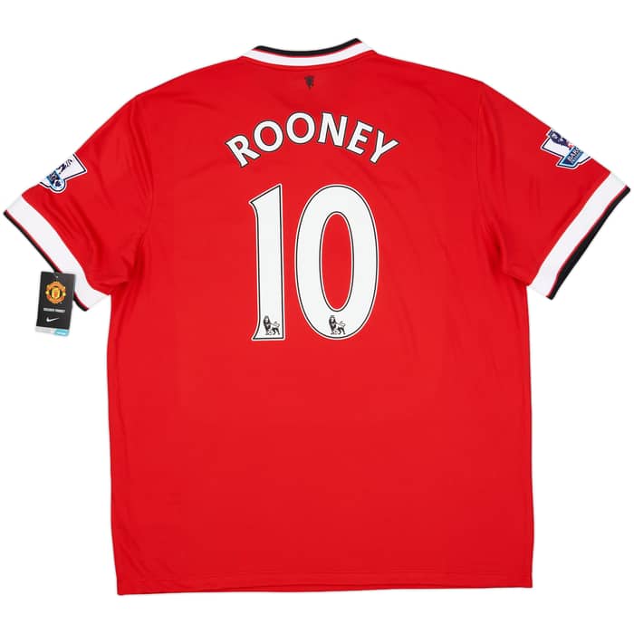 2014-15 Manchester United Home Shirt Rooney #10 (XL)