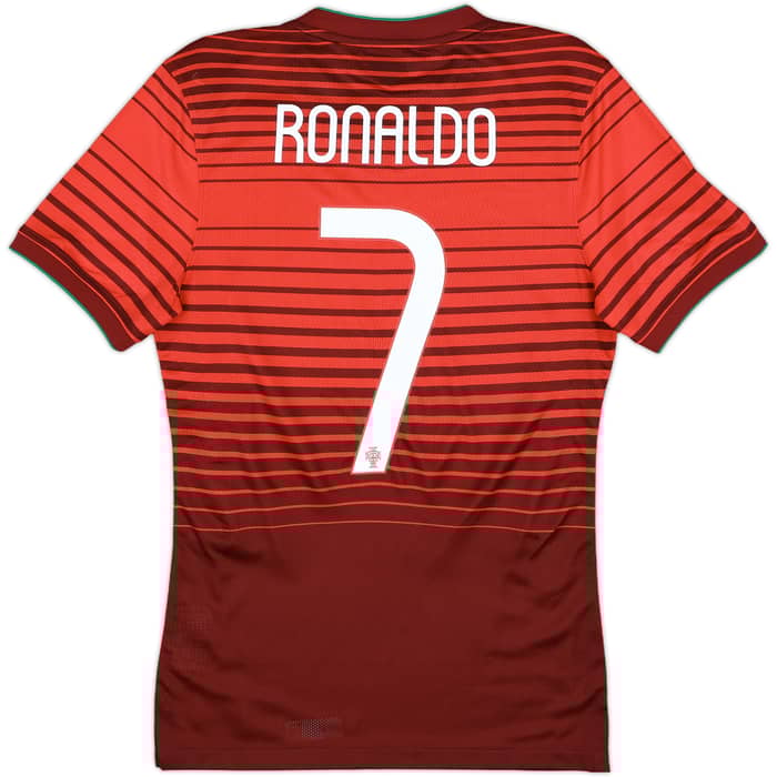 2014-15 Portugal Player Issue Home Shirt Ronaldo #7 (S)