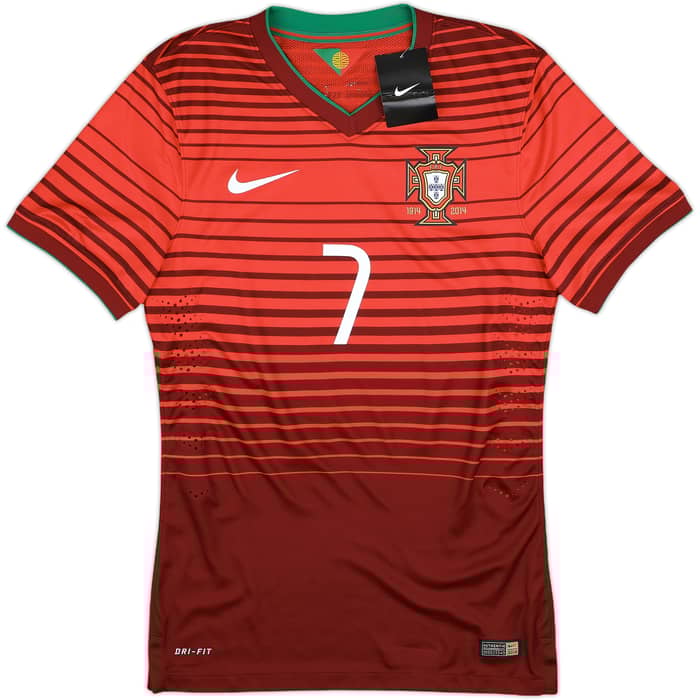 2014-15 Portugal Player Issue Home Shirt Ronaldo #7 (S)