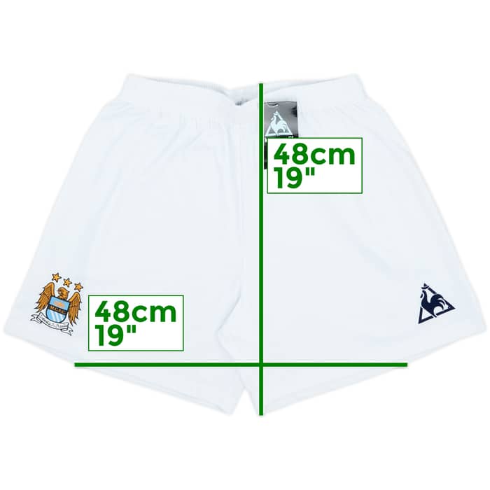 2007-08 Manchester City Home Shorts (L)