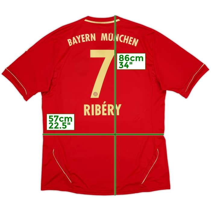 2011-13 Bayern Munich Home Shirt Ribery #7 (XL)