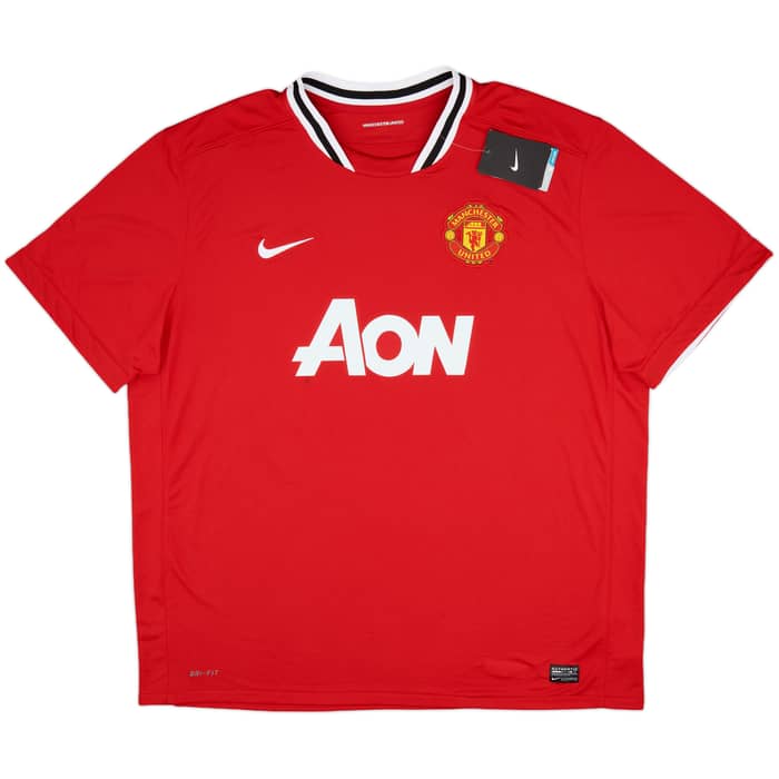 2011-12 Manchester United Home Shirt J.S.Park #13 (3XL)