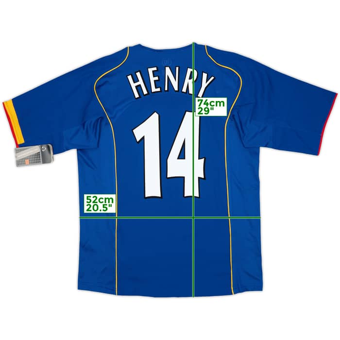 2004-06 Arsenal Away Shirt Henry #14 (M)