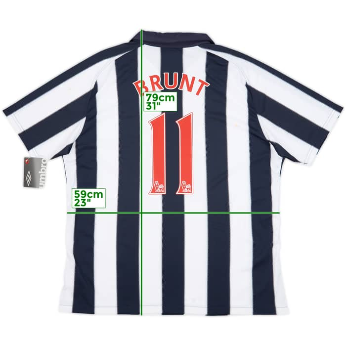2010-11 West Brom Home Shirt Brunt #11 (XL)