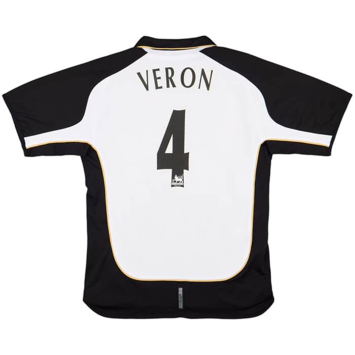 2001-02 Manchester United Centenary Away/Third Shirt Veron #4 - 8/10 - (L)