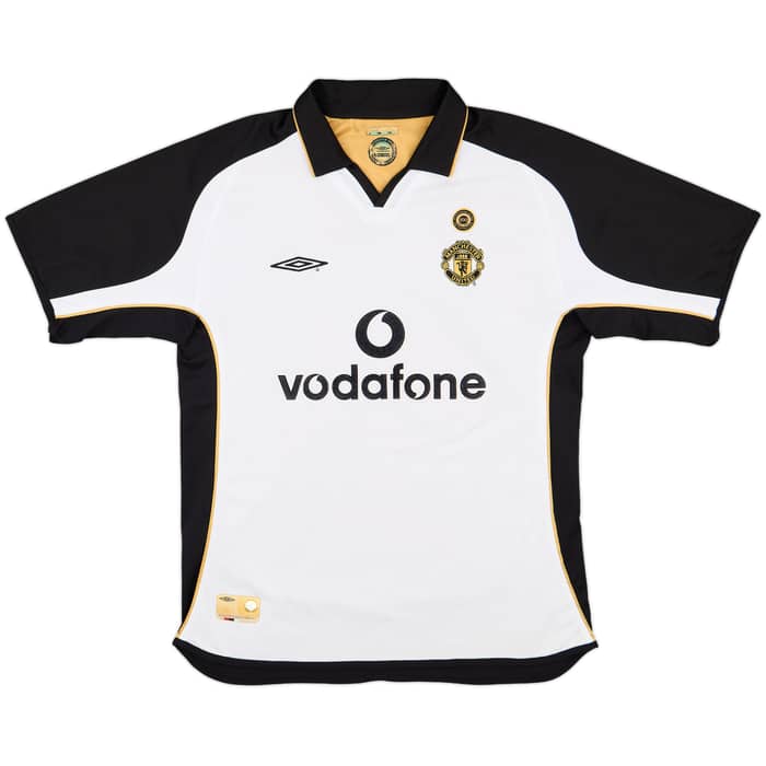 2001-02 Manchester United Centenary Away/Third Shirt Veron #4 - 8/10 - (L)