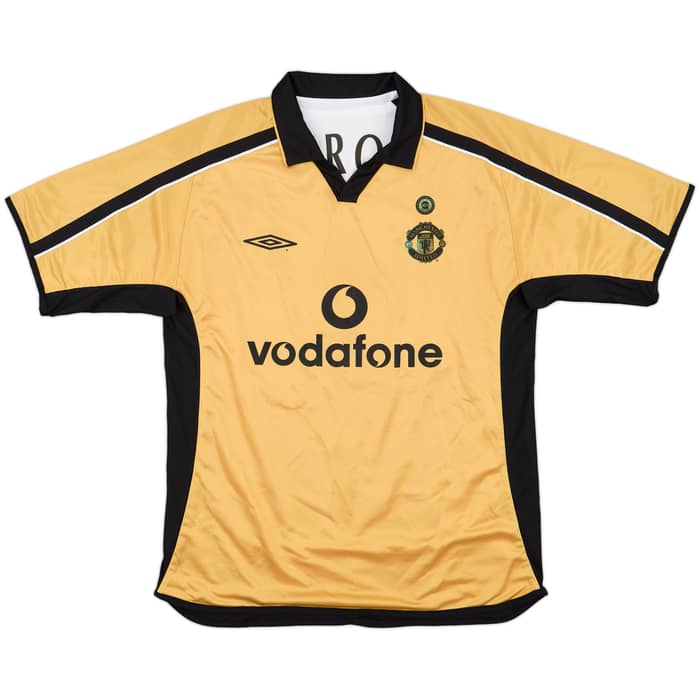 2001-02 Manchester United Centenary Away/Third Shirt Veron #4 - 8/10 - (L)