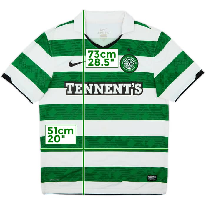 2010-12 Celtic Home Shirt - 6/10 - (M)