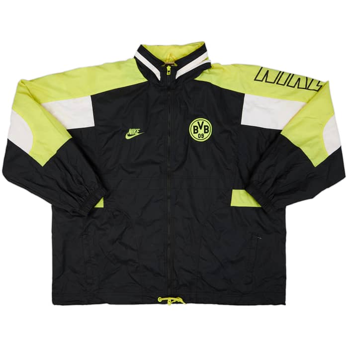 1996-97 Borussia Dortmund Nike Hooded Rain Jacket - 5/10 - (XXL)