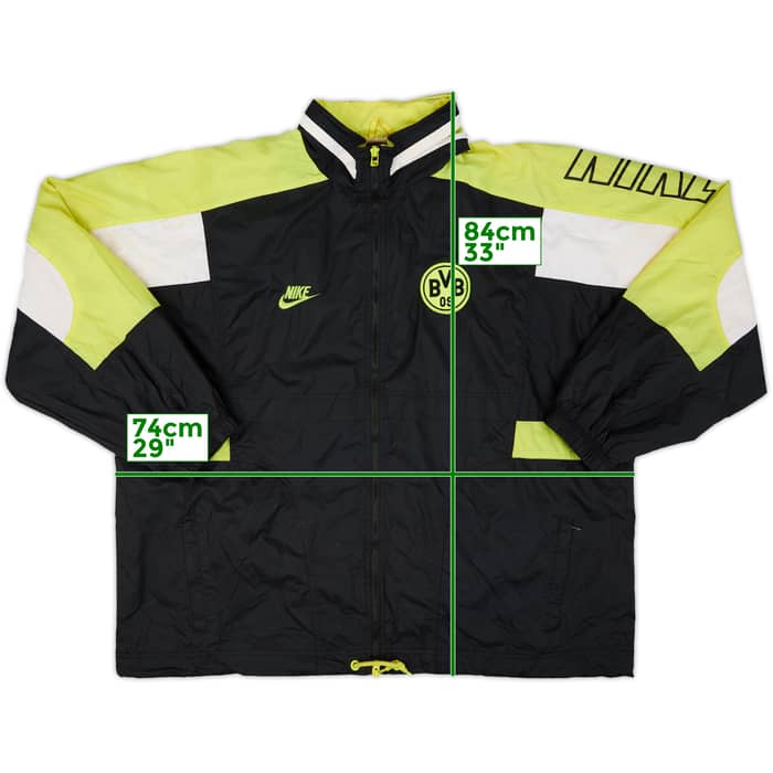 1996-97 Borussia Dortmund Nike Hooded Rain Jacket - 5/10 - (XXL)