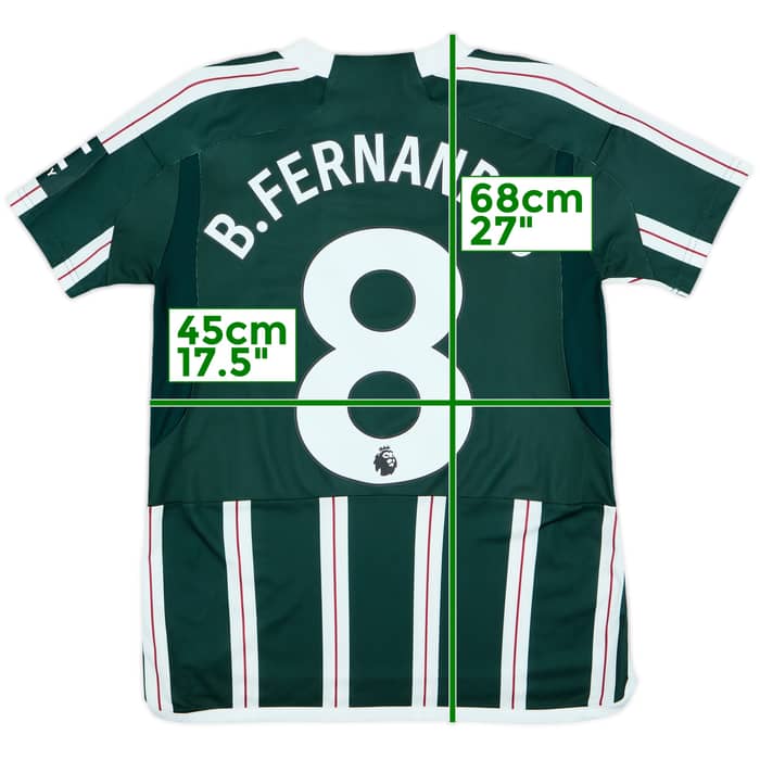 2023-24 Manchester United Away Shirt B.Fernandes #8 - 10/10 - (Women's S)