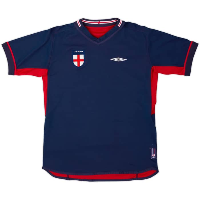 2002-04 England Away Shirt - 8/10 - (L.Boys)