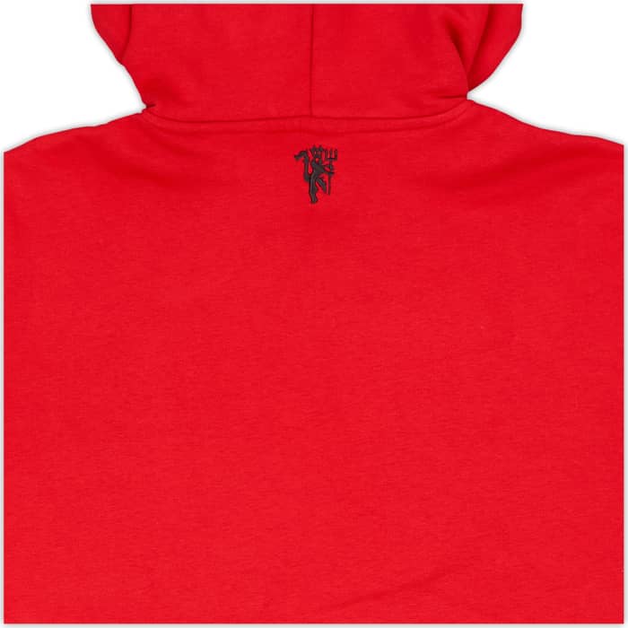 2023-24 Manchester United adidas Hooded Sweat Top - 10/10 - (M)