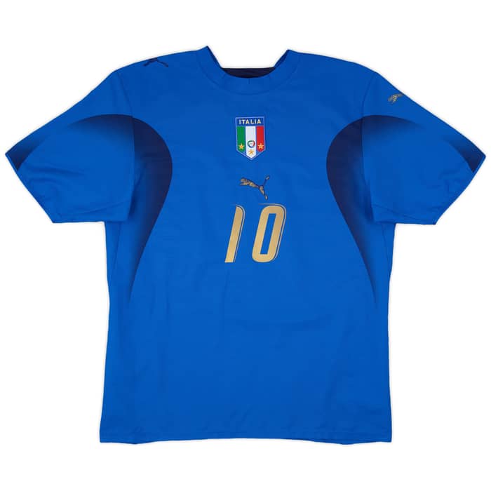 2006 Italy Home Shirt Totti #10 - 5/10 - (XL)