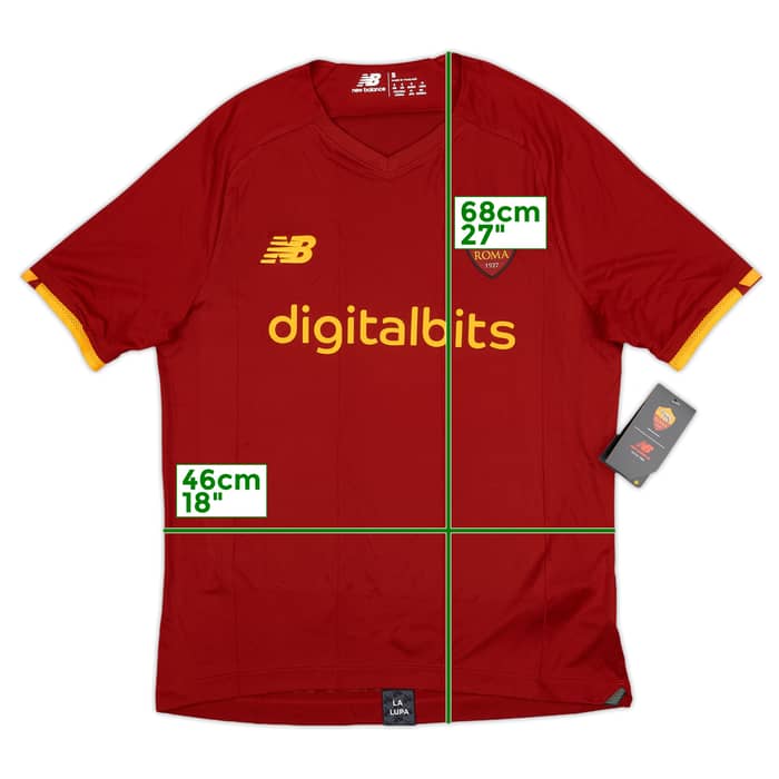2021-22 Roma Home Shirt (S)
