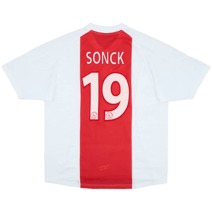 2002-04 Ajax Home Shirt Sonck #19 - 4/10 - (XL)