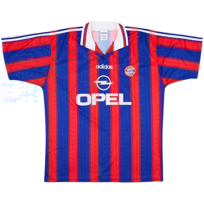 1995-97 Bayern Munich Home Shirt Herzog #20 - 8/10 - (XL)