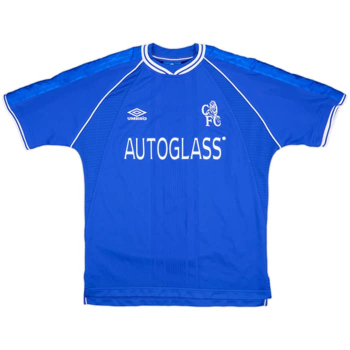 1999-01 Chelsea Home Shirt Leboeuf #5 - 8/10 - (M)